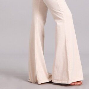 Chatoyant Mineral Wash Bell Bottoms Nude Large
